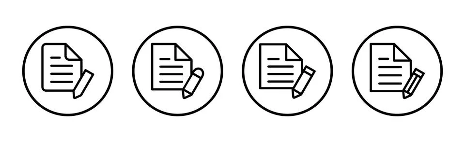 Note icon vector illustration. notepad sign and symbol Stock Illustration