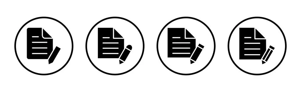 Note icon vector illustration. notepad sign and symbol Stock Illustration