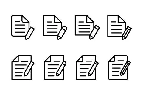 Note icon vector illustration. notepad sign and symbol 库存插图