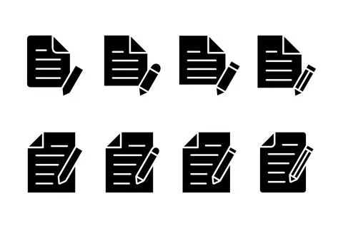 Note icon vector illustration. notepad sign and symbol 库存插图