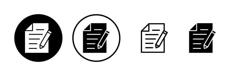 Note icon vector illustration. notepad sign and symbol 库存插图