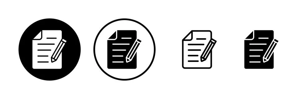 Note icon vector illustration. notepad sign and symbol Ilustración de archivo