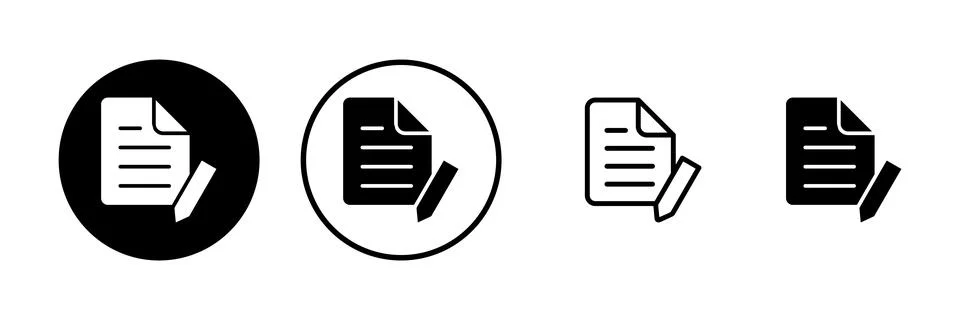 Note icon vector illustration. notepad sign and symbol イラスト素材