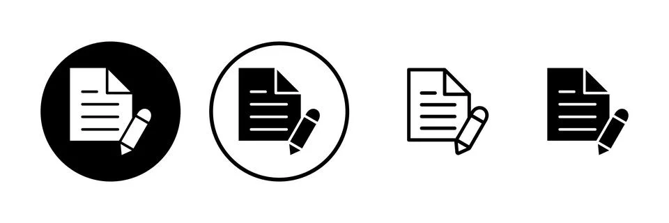 Note icon vector illustration. notepad sign and symbol Illustration