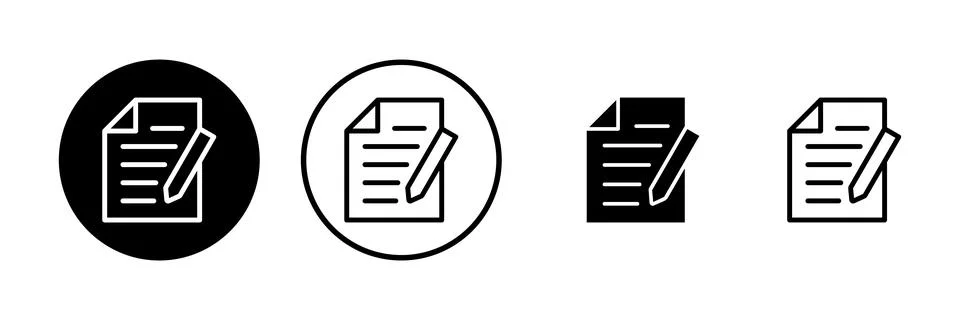Note icon vector illustration. notepad sign and symbol Stock-Illustration
