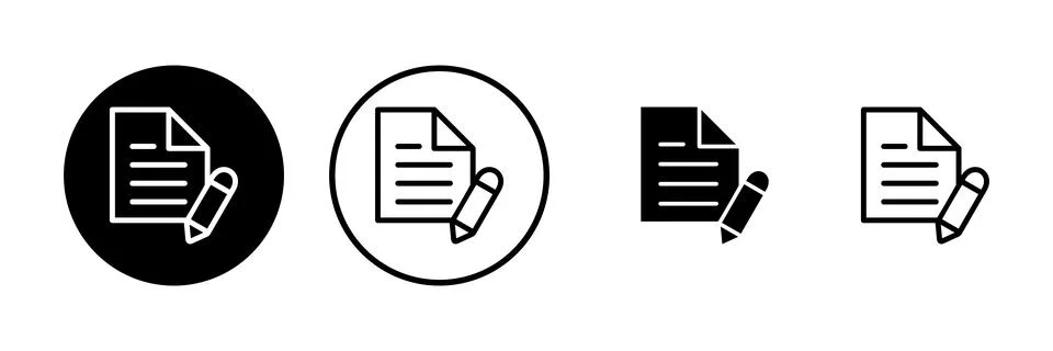 Note icon vector illustration. notepad sign and symbol Stock Illustration