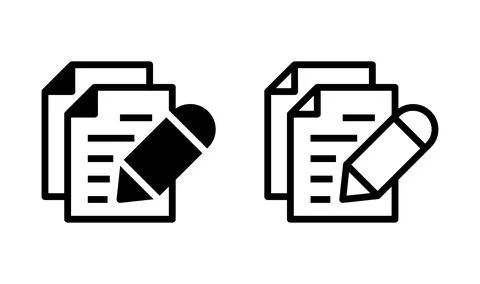 Note icon vector. notepad icon. memo icon 库存插图