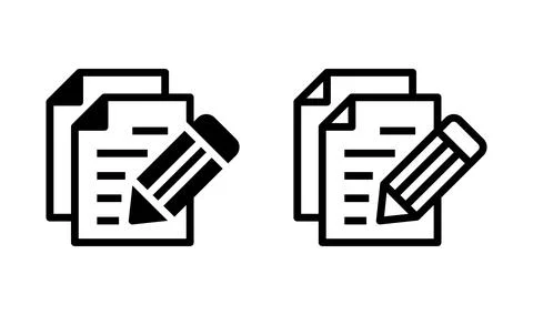 Note icon vector. notepad icon. memo icon Stock Illustration