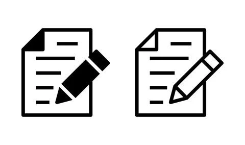 Note icon vector. notepad icon. memo icon Ilustración de archivo
