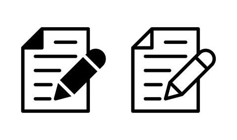 Note icon vector. notepad icon. memo icon Ilustración de archivo