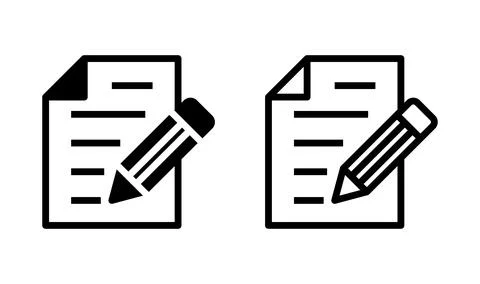 Note icon vector. notepad icon. memo icon Иллюстрация