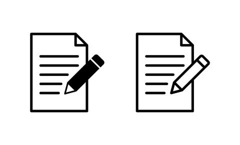Note icon vector. notepad sign and symbol Illustrazione stock