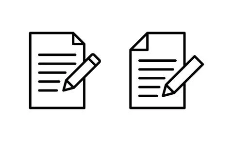 Note icon vector. notepad sign and symbol 스톡 일러스트