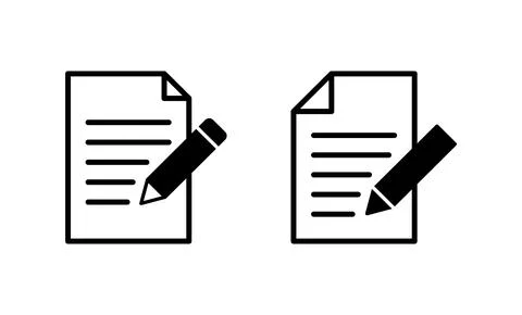 Note icon vector. notepad sign and symbol Illustrazione stock