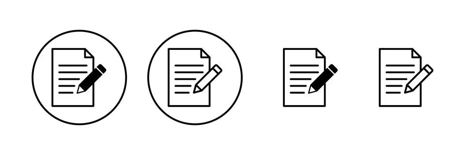 Note icon vector. notepad sign and symbol イラスト素材