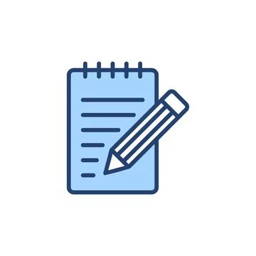 Note icon vector. notepad sign and symbol イラスト素材