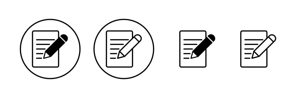 Note icon vector. notepad sign and symbol イラスト素材