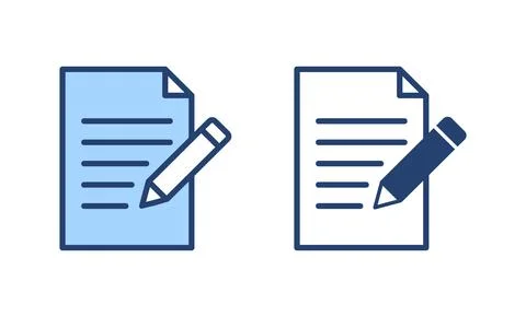 Note icon vector. notepad sign and symbol Illustrazione stock