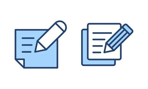 Note icon vector. notepad sign and symbol イラスト素材