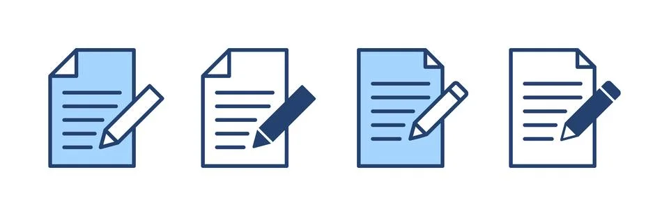 Note icon vector. notepad sign and symbol Stock Illustration