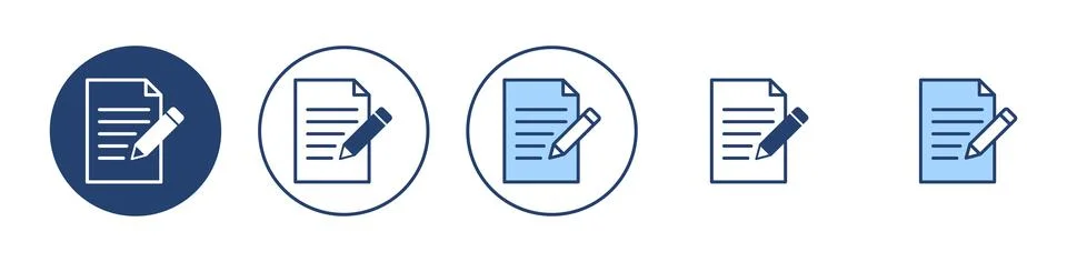 Note icon vector. notepad sign and symbol Stock Illustration