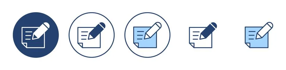 Note icon vector. notepad sign and symbol イラスト素材