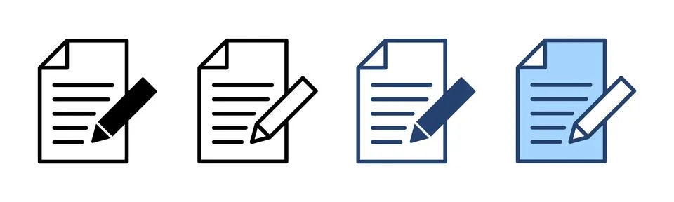 Note icon vector. notepad sign and symbol Illustrazione stock