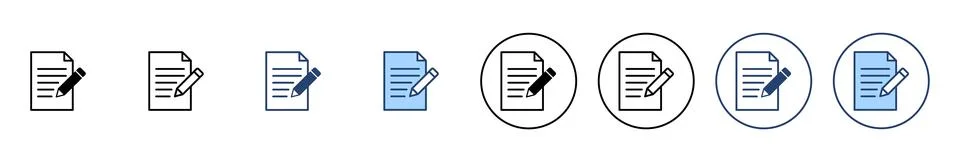 Note icon vector. notepad sign and symbol イラスト素材