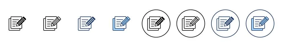 Note icon vector. notepad sign and symbol 스톡 일러스트