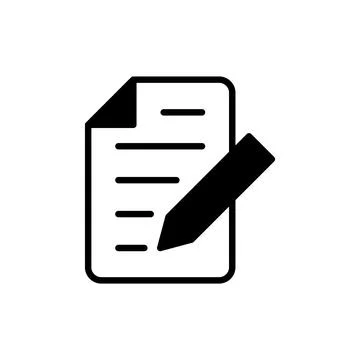 Note icon vector. notepad sign and symbol Stock Illustration