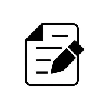 Note icon vector. notepad sign and symbol Stock Illustration