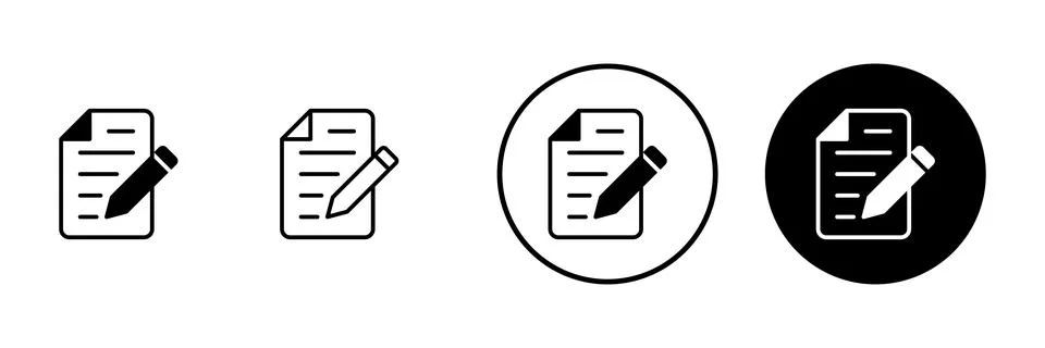 Note icon vector. notepad sign and symbol イラスト素材
