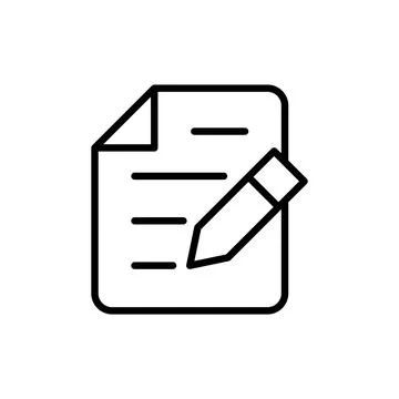 Note icon vector. notepad sign and symbol Stock Illustration