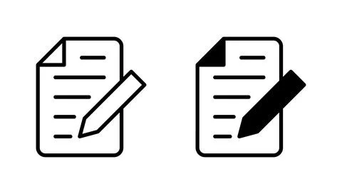 Note icon vector. notepad sign and symbol 스톡 일러스트