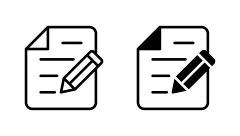 Note icon vector. notepad sign and symbol Illustrazione stock