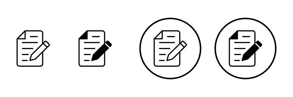 Note icon vector. notepad sign and symbol Illustrazione stock