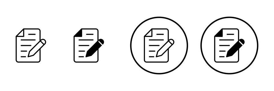 Note icon vector. notepad sign and symbol Illustrazione stock