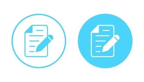 Note icon vector. notepad sign and symbol Stock Illustration