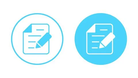 Note icon vector. notepad sign and symbol Stock Illustration