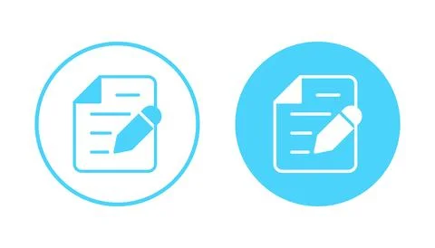 Note icon vector. notepad sign and symbol Stock Illustration