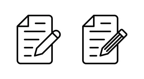 Note icon vector. notepad sign and symbol Illustrazione stock