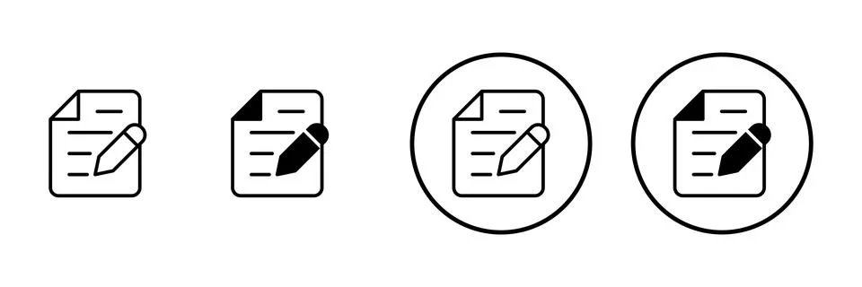 Note icon vector. notepad sign and symbol イラスト素材