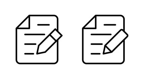 Note icon vector. notepad sign and symbol 스톡 일러스트