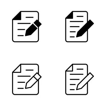 Note icon vector. notepad sign and symbol イラスト素材