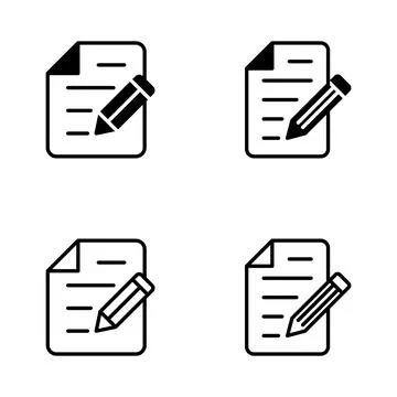Note icon vector. notepad sign and symbol イラスト素材