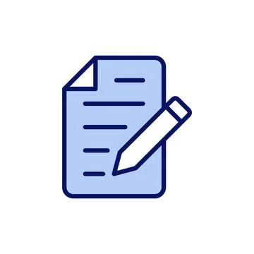 Note icon vector. notepad sign and symbol Stock Illustration