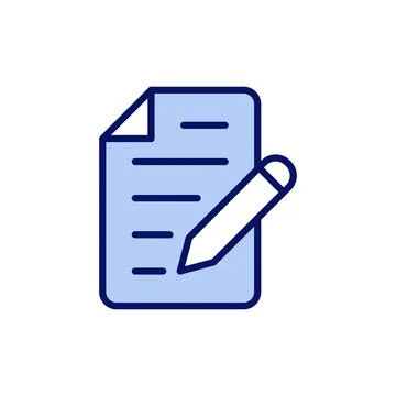 Note icon vector. notepad sign and symbol Stock Illustration