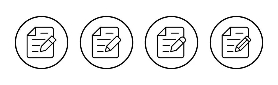 Note icon vector. notepad sign and symbol 스톡 일러스트