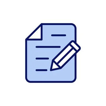 Note icon vector. notepad sign and symbol 스톡 일러스트