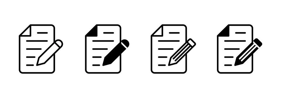 Note icon vector. notepad sign and symbol Stock Illustration